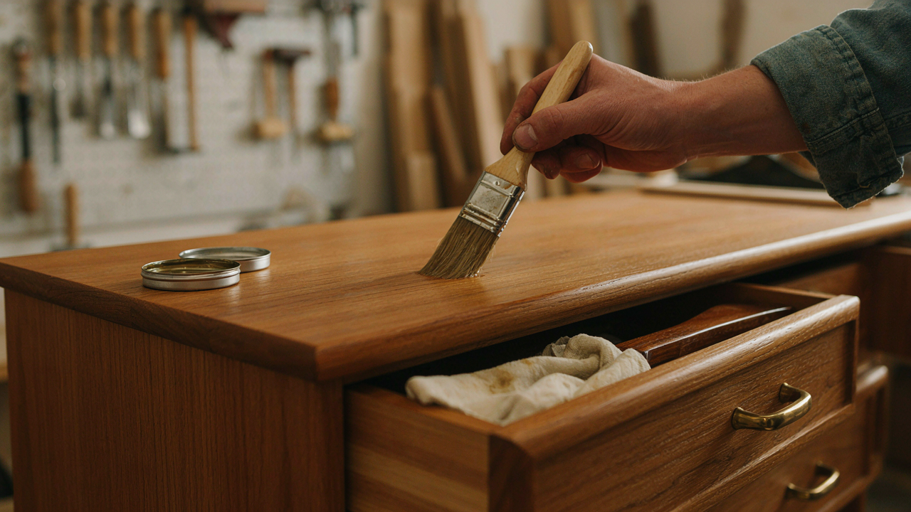 How the Right Finish Protects Vintage Wooden Furniture