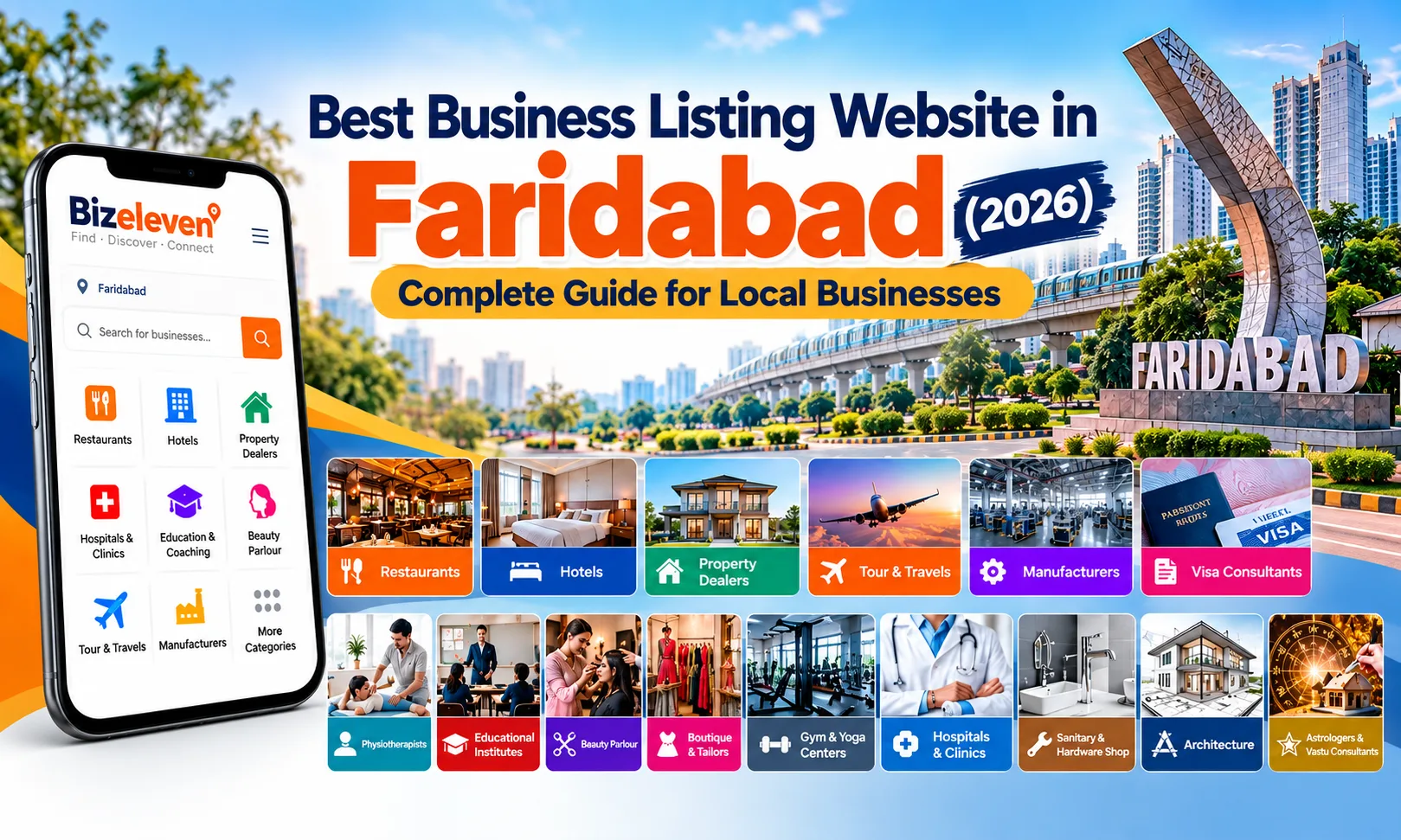 Best Business Listing Website in Faridabad 2026 Bizeleven
