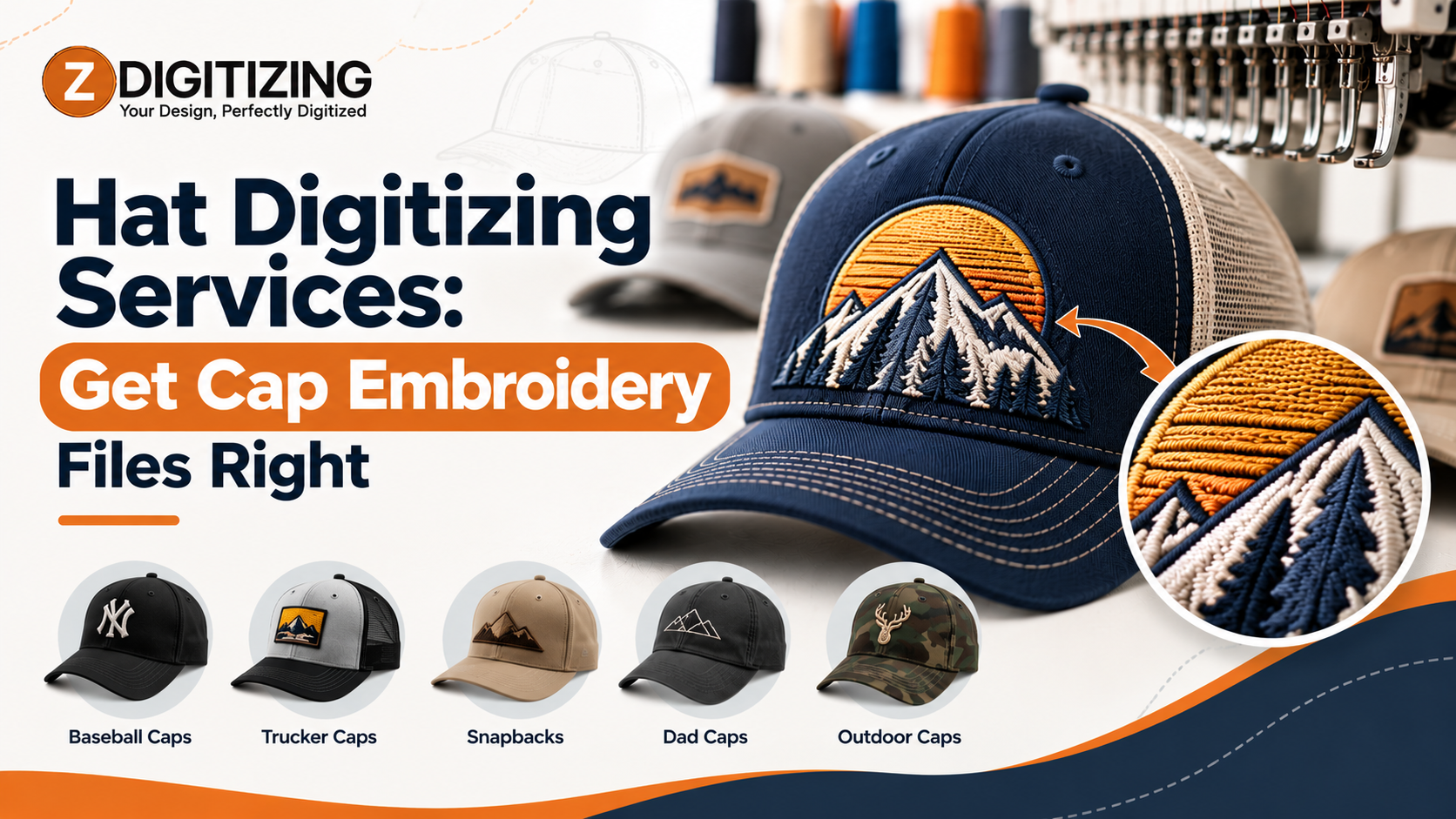 Hat Digitizing Services: Get Cap Embroidery Files Right