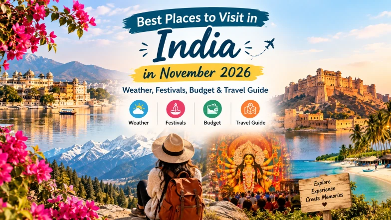Best Places to Visit in India in November 2026: Weather, Festivals, Budget & Travel Guide