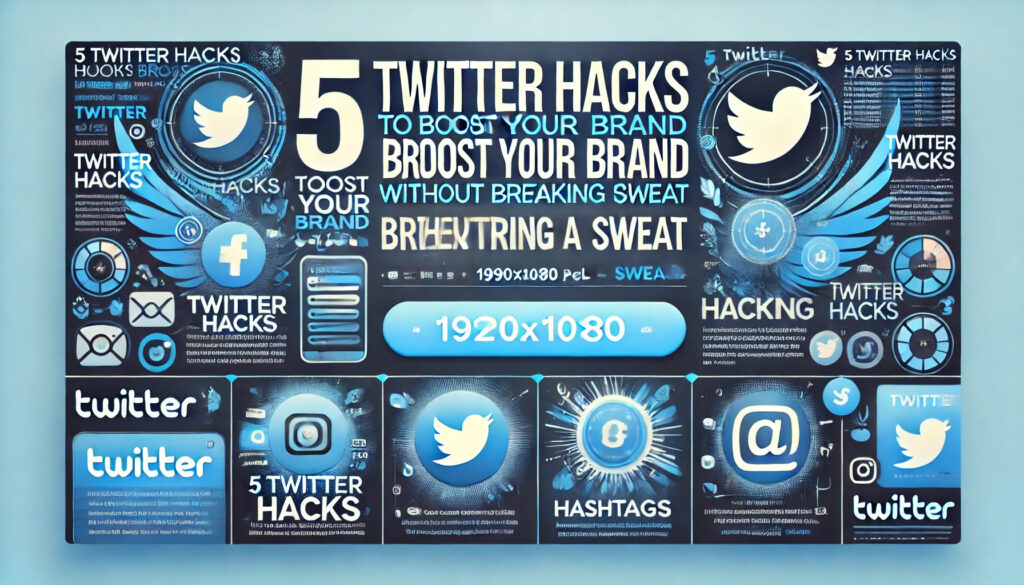 5 Twitter Hacks to Boost Your Brand Without Breaking a Sweat