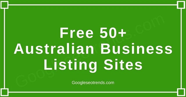 Australian Business Listing Sites