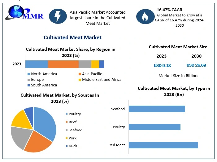 Cultivated Meat Market Share, Demand, Growth, Size, Analysis, Top Leaders and Forecast 2030